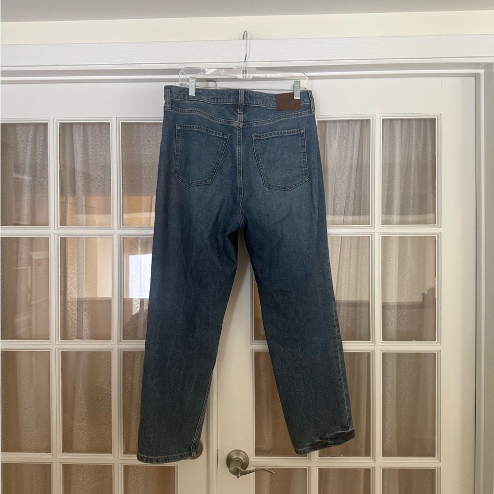 Banana Republic High Rise Straight Blue Denim Jeans - Picture 5 of 9